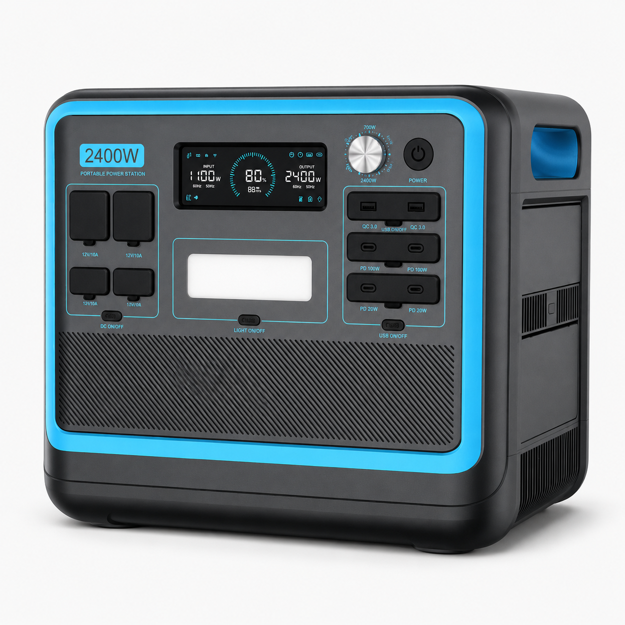 GENERADOR SOLAR PORTÁTIL 2400 W