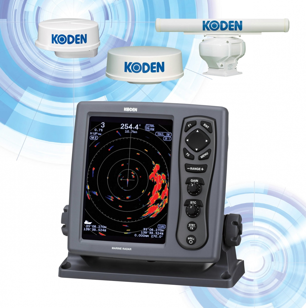 RADAR MARINO KODEN MDC 921
